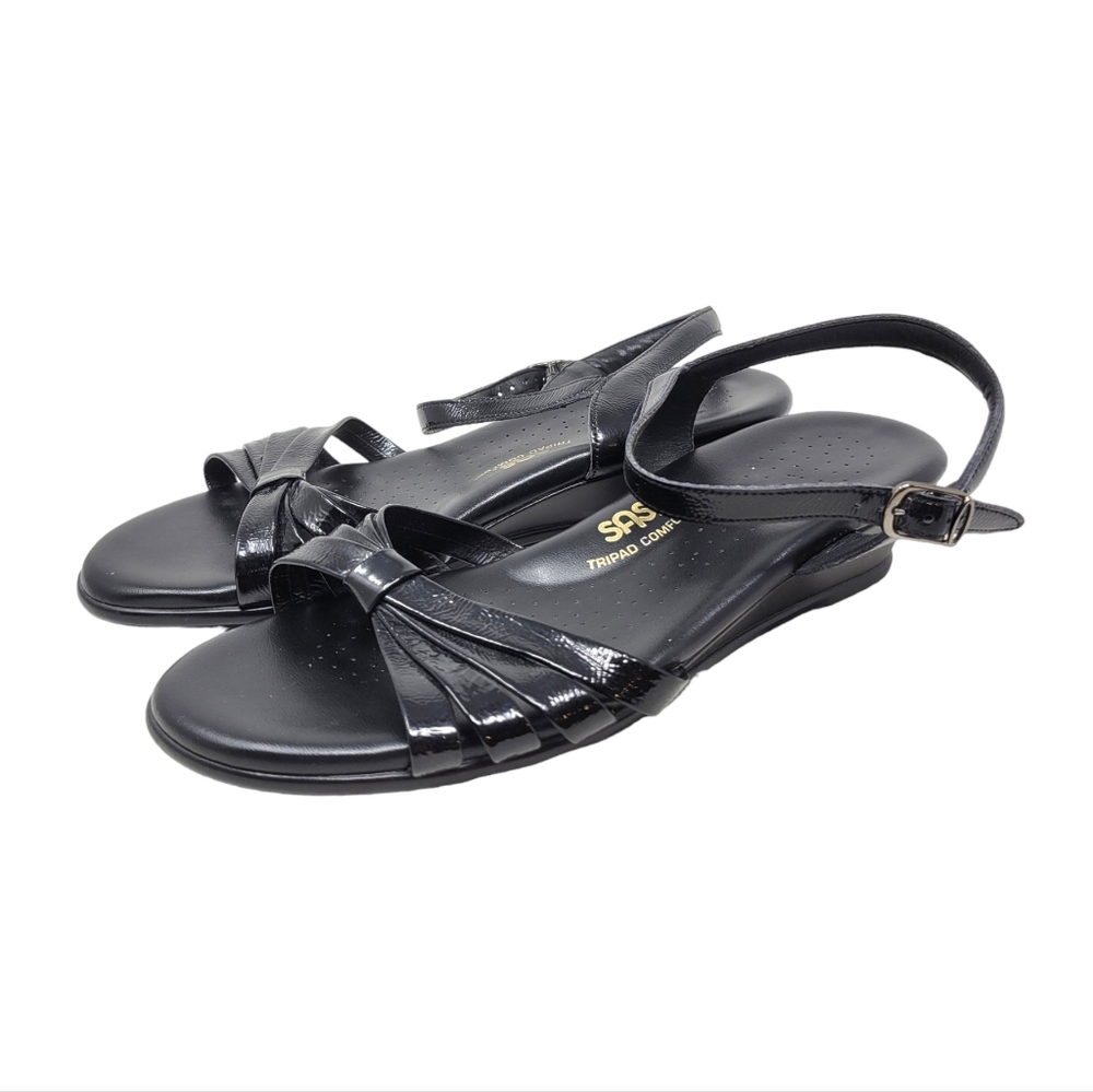 SAS | Tripad Comfort Strappy - P Sandals Black Wide Width